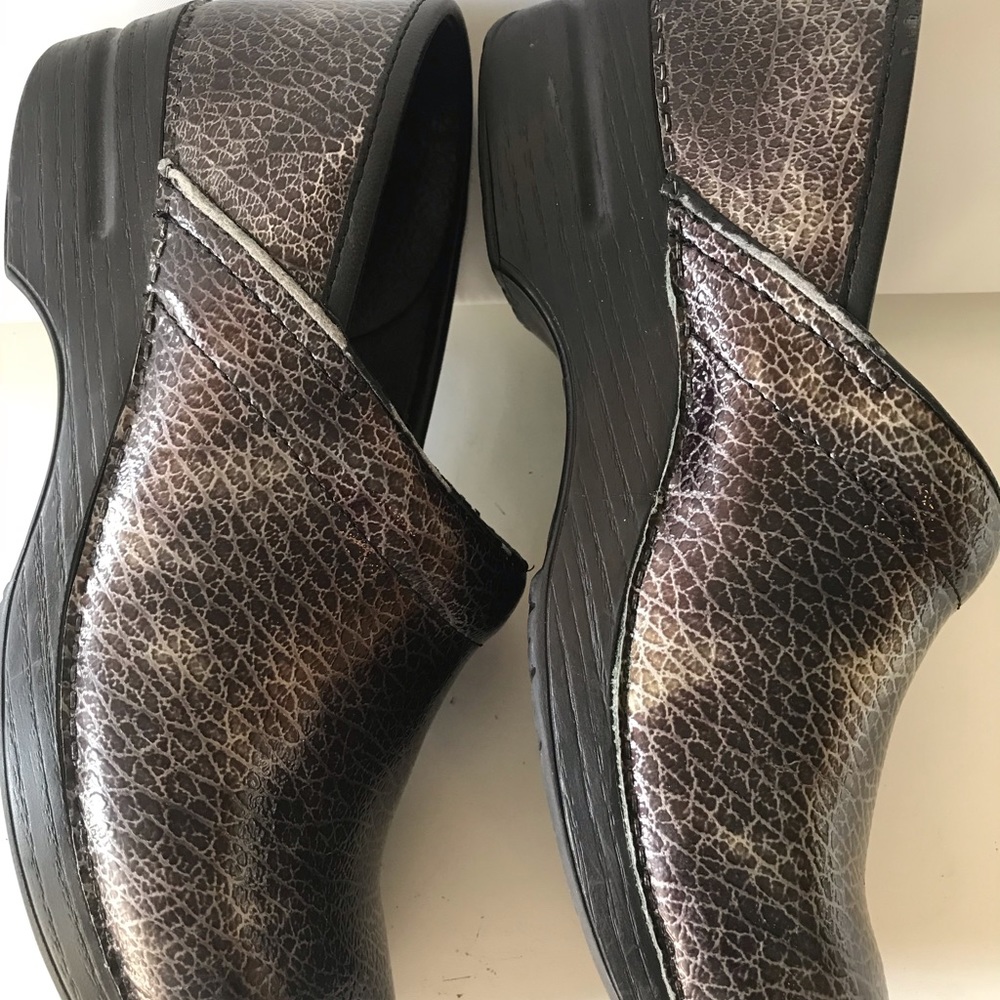 Dansko pewter clogs